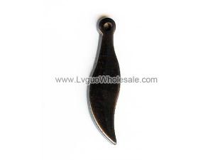 Hematite Charms Pirate Sword